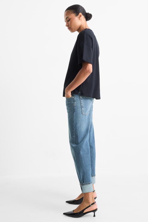 Dámské - Relaxed jeans - mid waist - LYCRA® - džíny - modré