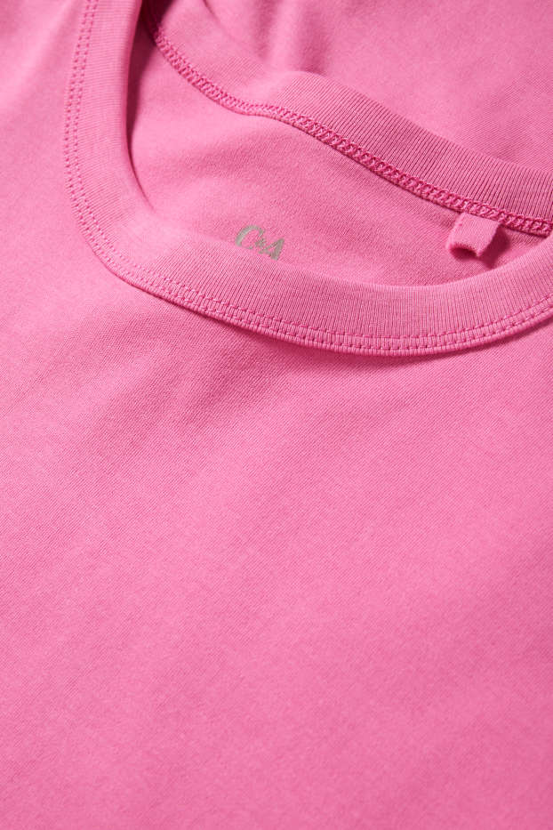 Damen - T-Shirt - Oversized - pink