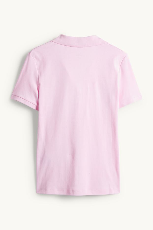 Women - Polo shirt - regular fit - pink