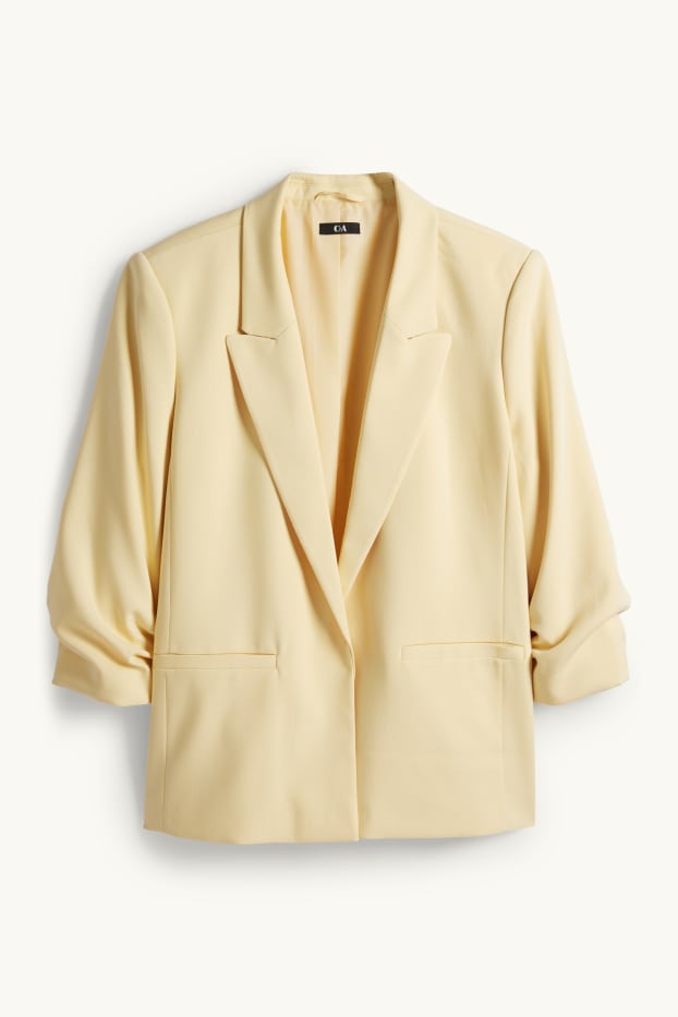 Donna - Blazer - regular fit - giallo chiaro