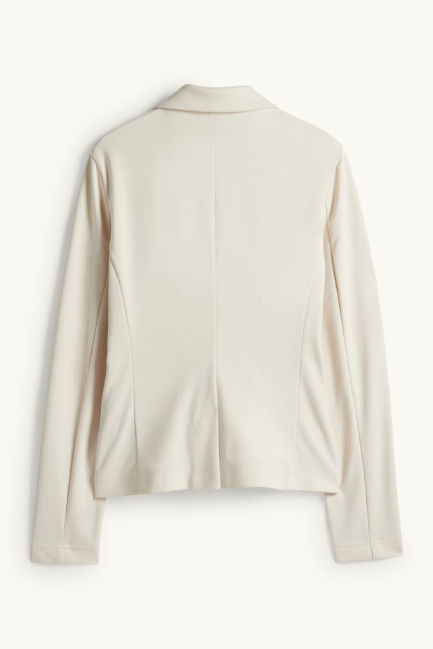 Mujer - Americana de jersey - regular fit - blanco roto