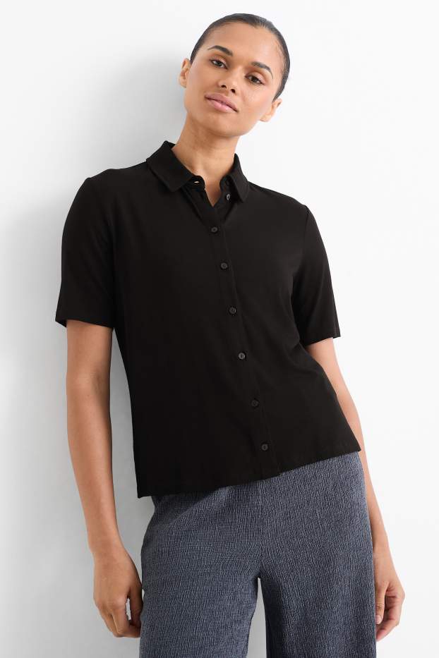 Women - Shirt blouse - black