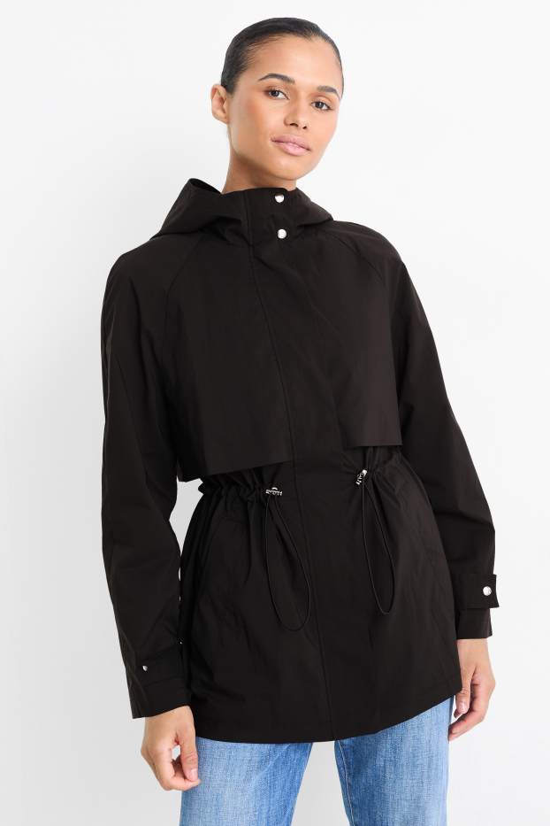 Femmes - Veste à capuche - noir