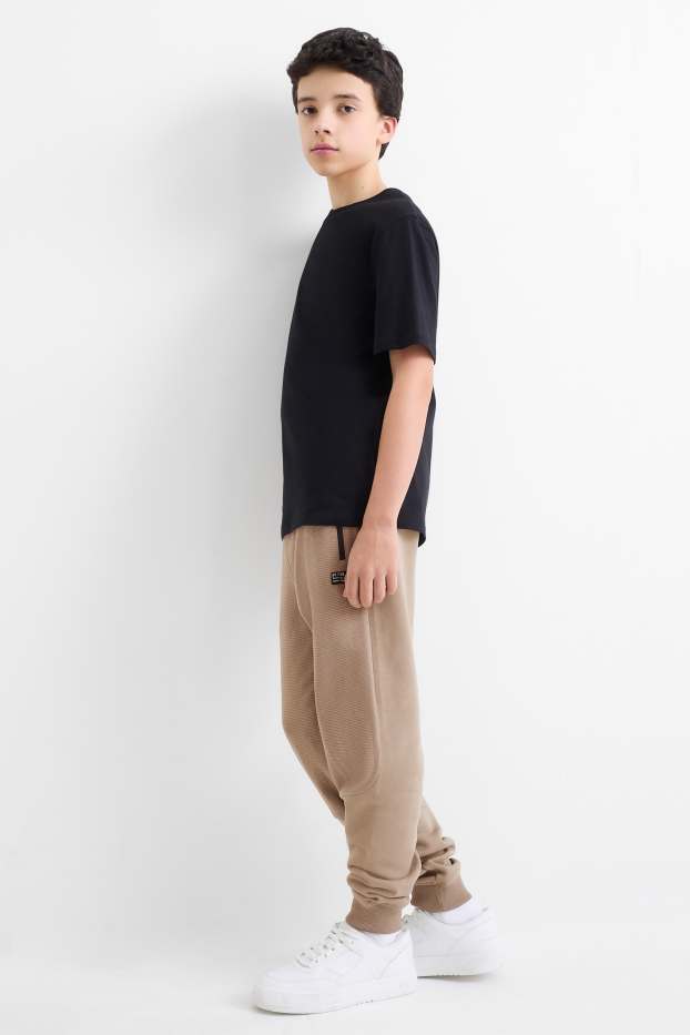 Enfants garçons - Pantalon de jogging - marron clair