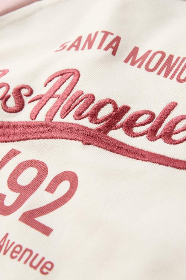 Enfants filles - Los Angeles - T-shirt - blanc / rose