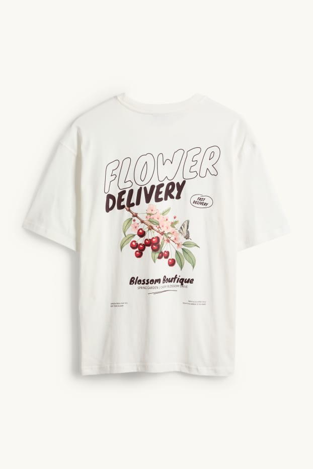 Donna - T-shirt - oversize - bianco