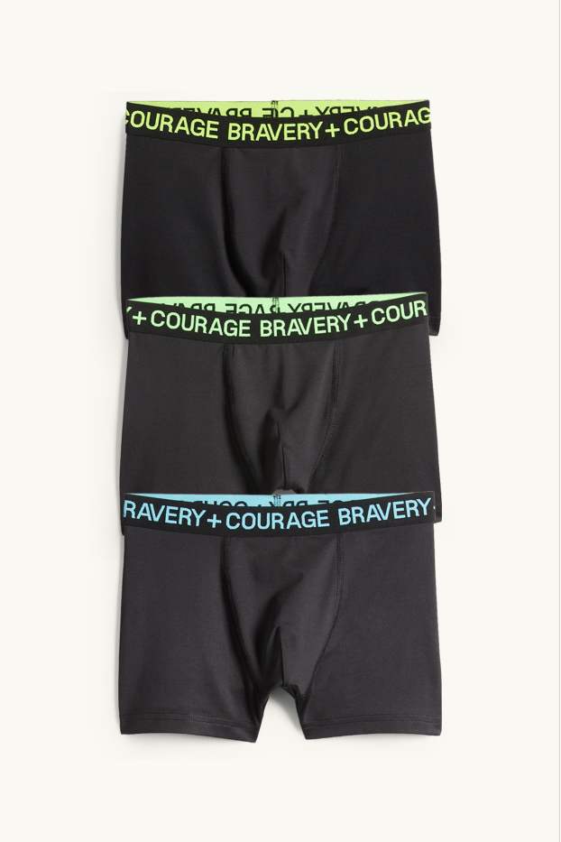 Copii - Băieți - Multipack 3 perechi - boxeri - negru