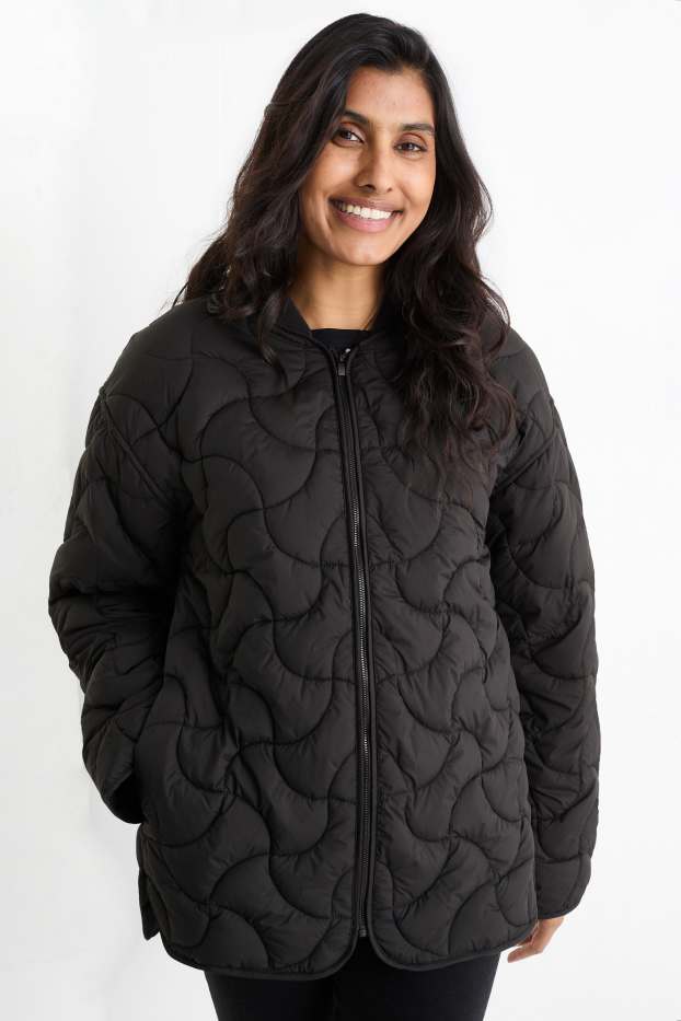 Damen - Steppjacke - schwarz