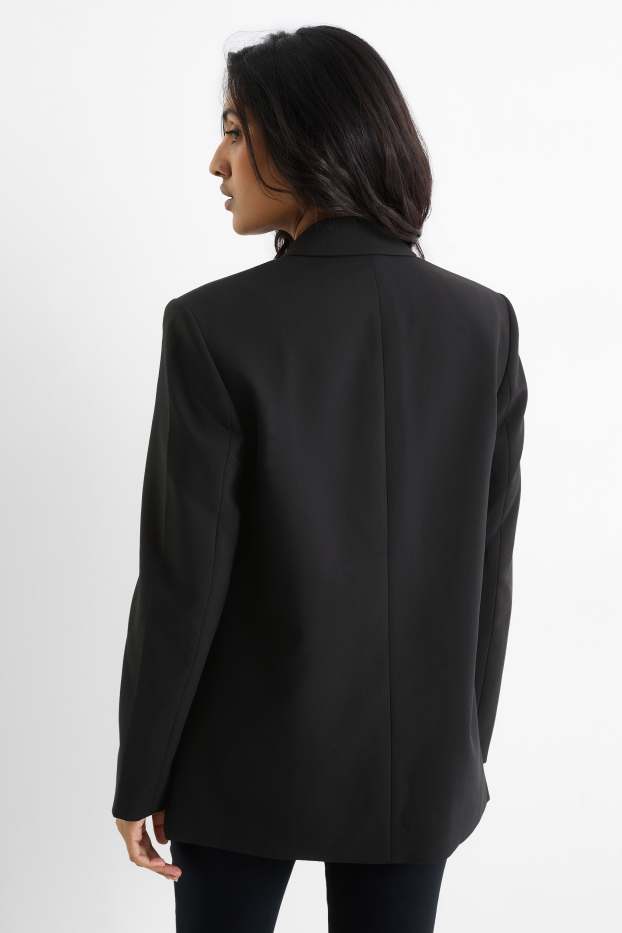 Femmes - Blazer long oversize - noir
