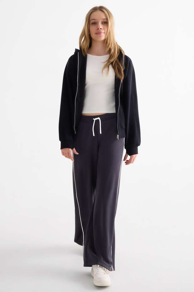 Kinderen: meisjes - Joggingbroek - donkerblauw