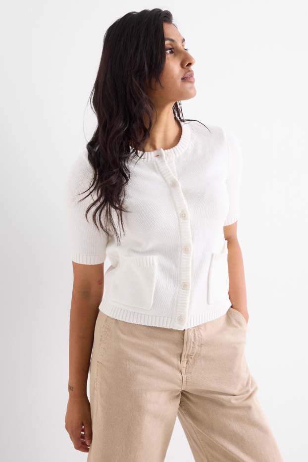 Women - Cardigan - white