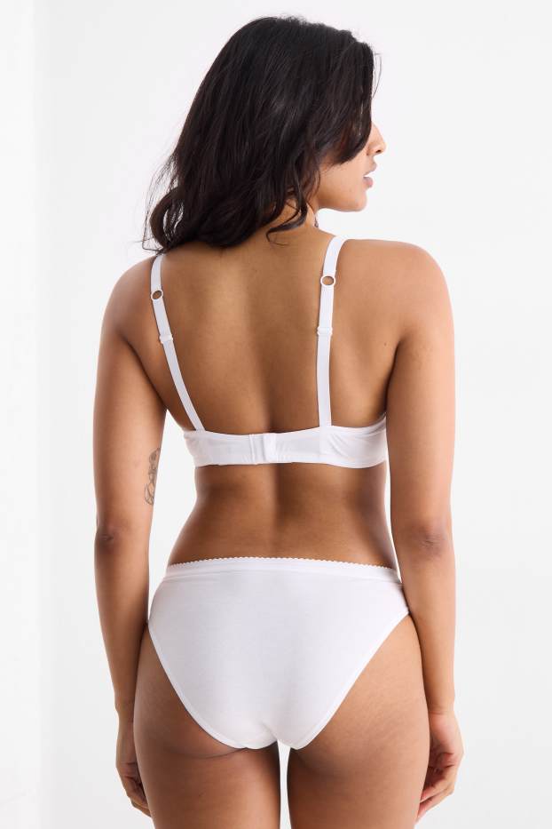 Dames - BH met beugels - FULL COVERAGE - voorgevormd - wit