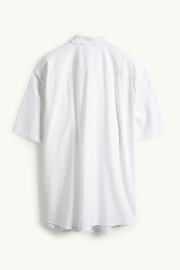 Home - Camisa - regular fit - button-down - blanc