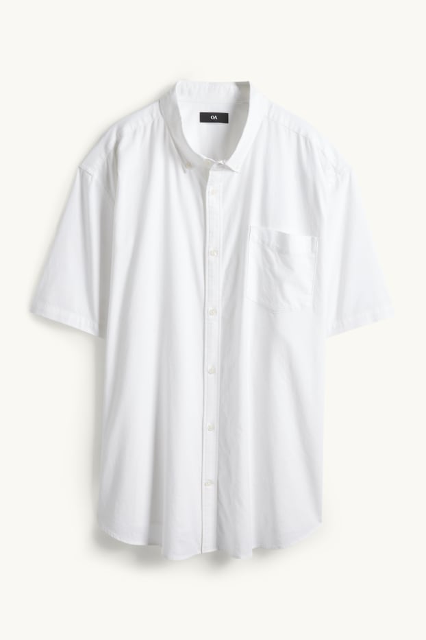 Home - Camisa - regular fit - button-down - blanc