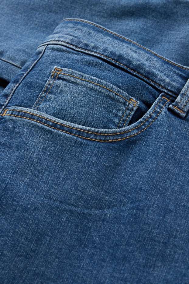 Dámské - Jegging jeans - high waist - modrá