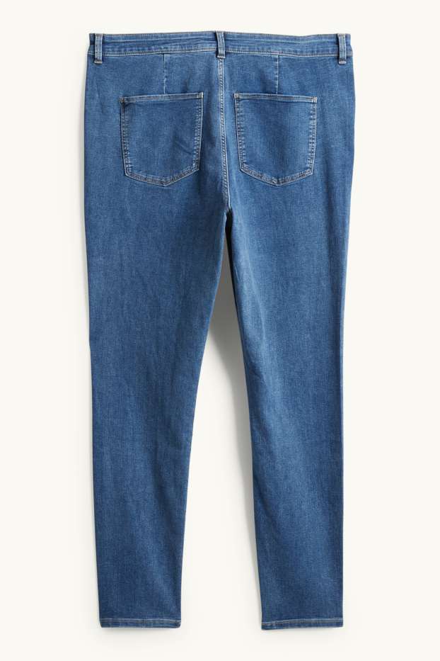 Dámské - Jegging jeans - high waist - modrá