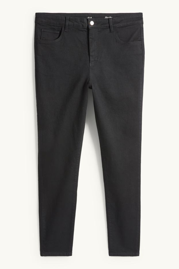 Mujer - Jegging jeans - high waist - negro