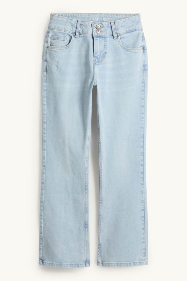 Enfants filles - Jean bootcut - LYCRA® - bleu clair