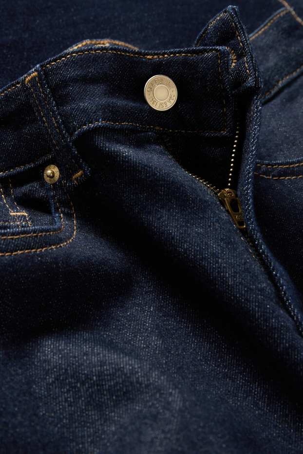 Mujer - Flared jeans - high waist - azul oscuro