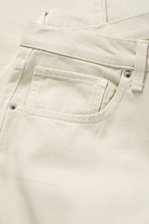 Bărbați - Relaxed jeans - alb-crem