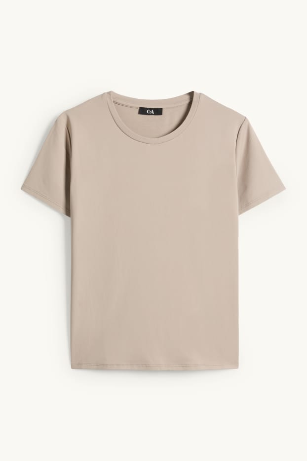 Femei - Tricou - slim fit - taupe