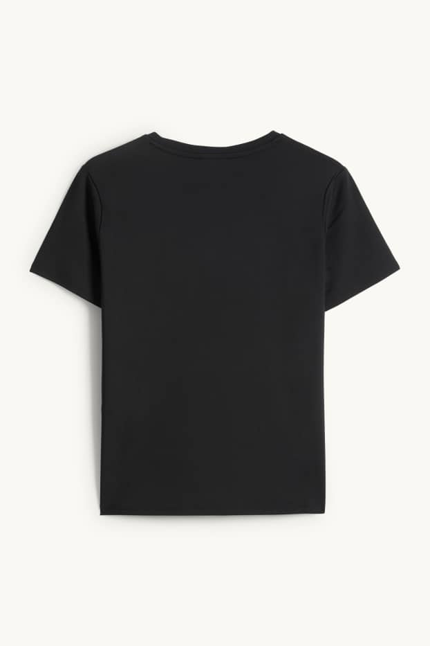Femei - Tricou - slim fit - negru