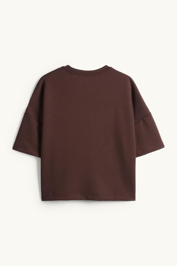 Damen - Sweatshirt - dunkelbraun