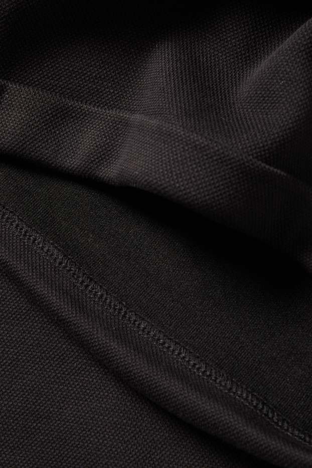 Uomo - Shorts di felpa - tessuto tramato - nero