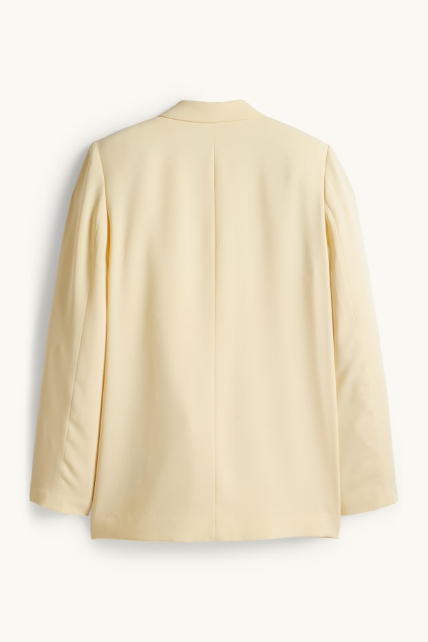 Dona - Blazer llarg - regular fit - groc clar