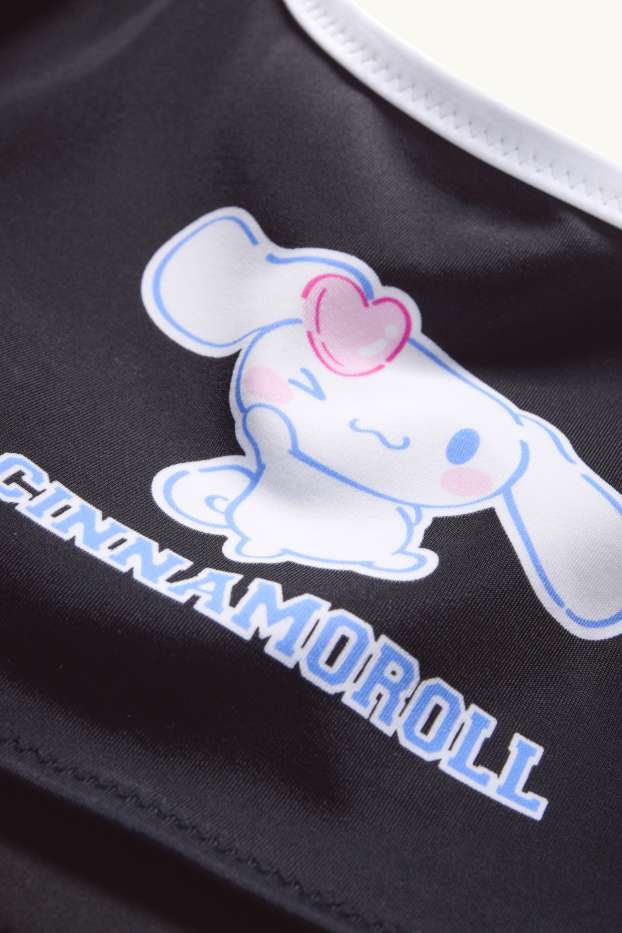 Kinder Mädchen - Cinnamoroll - Bikini und Badeshorts - LYCRA® XTRA LIFE™  - schwarz