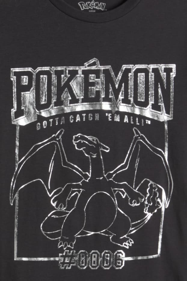 Děti - chlapci - Multipack 2 ks - Pokémon - letní pyžamo - 4 díly - bílá/černá