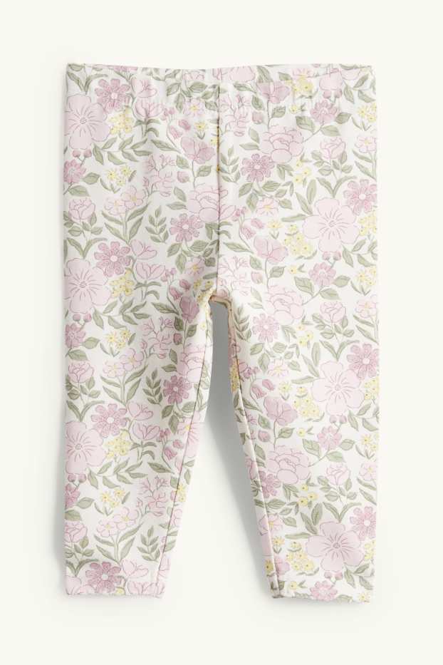 Nadó nena - Floretes - conjunt de ganxet per a nadó - 3 peces - verd