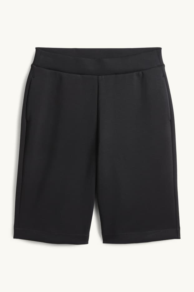 Dámské - Teplákové bermudy - černá