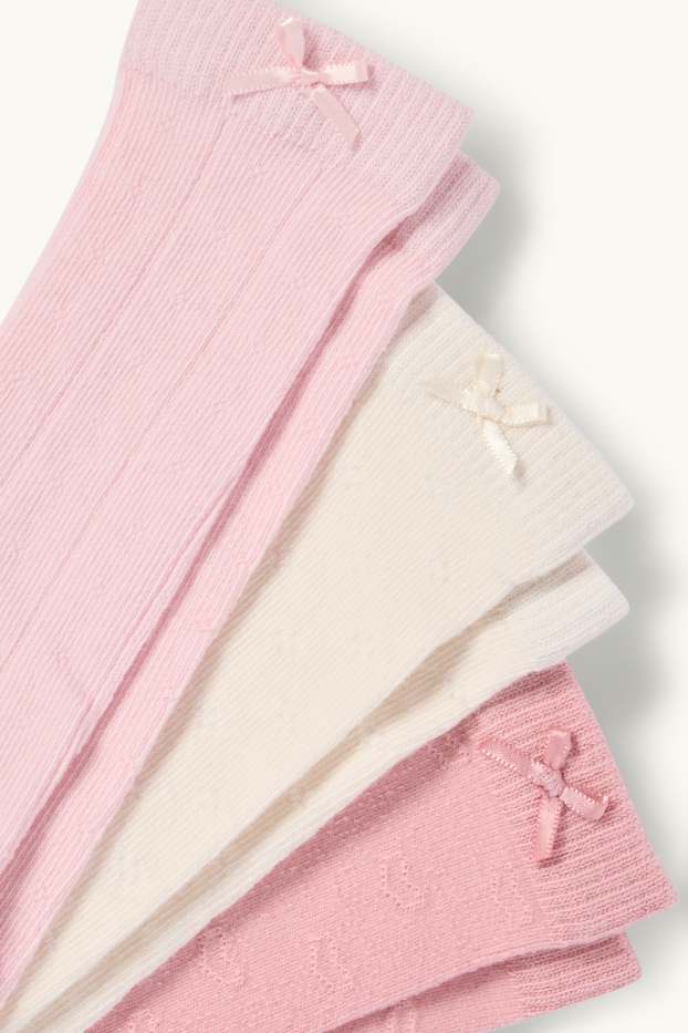 Baby Mädchen - Multipack 3er - Baby-Kniestrümpfe - rosa