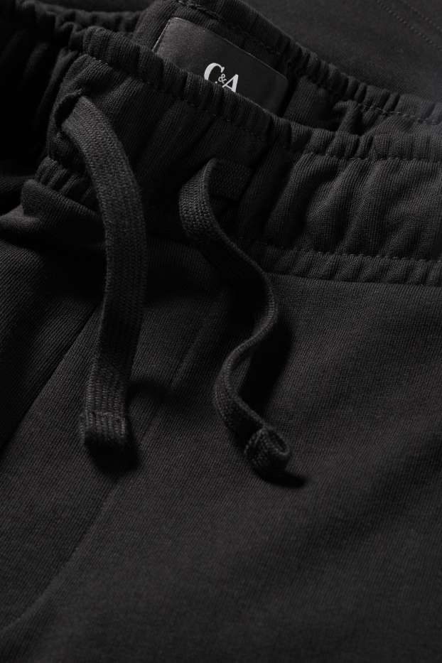 Hommes - Short en molleton - noir