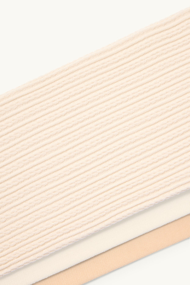 Children Girls - Multipack of 3 - tights - 40 denier - beige