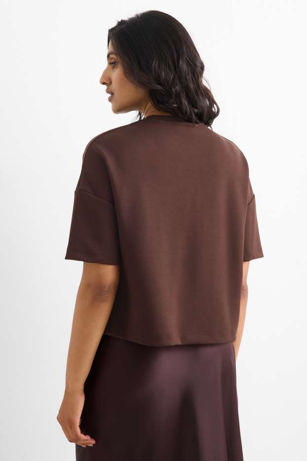 Damen - Sweatshirt - dunkelbraun