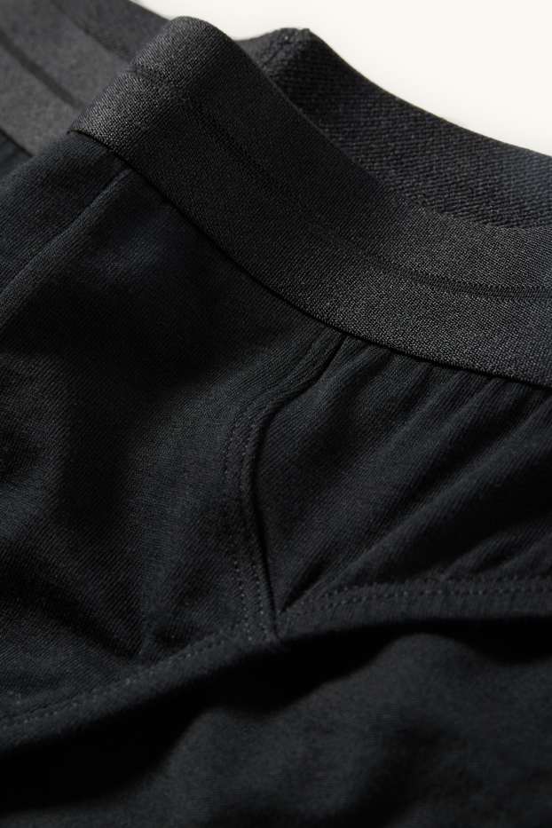 Herren - Multipack 3er - Slip - schwarz