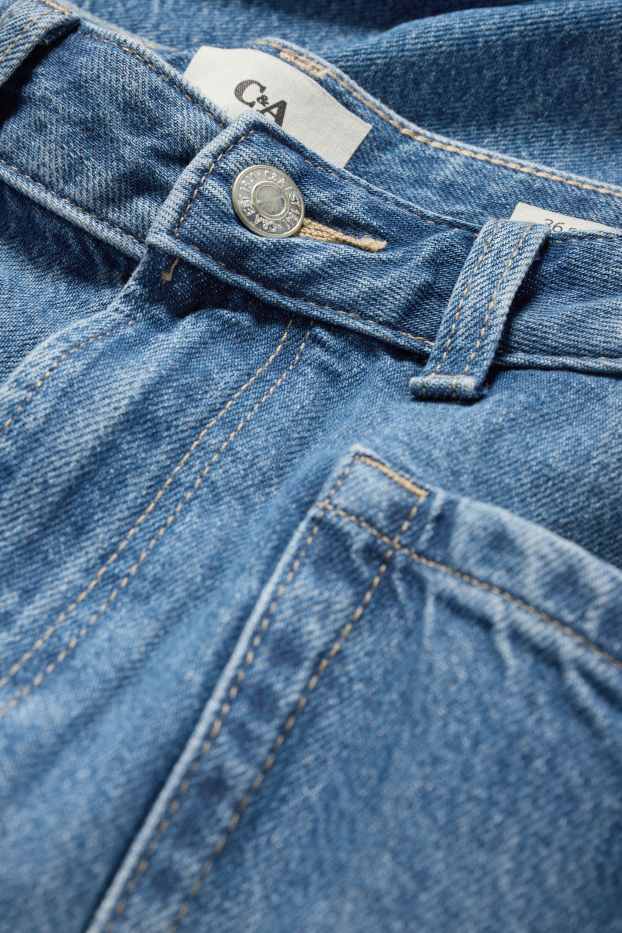 Dona - Barrel Jeans - high waist - blau