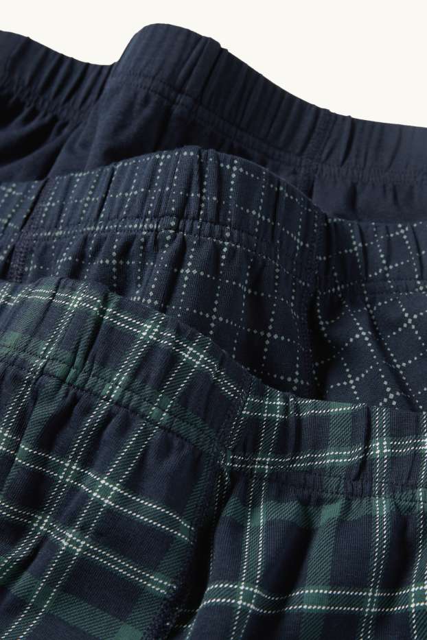 Herren - Multipack 3er - Trunks - dunkelblau