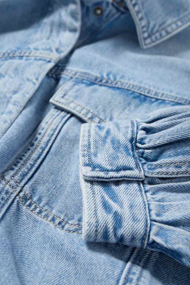 Kobiety - Kurtka dżinsowa - niebieski