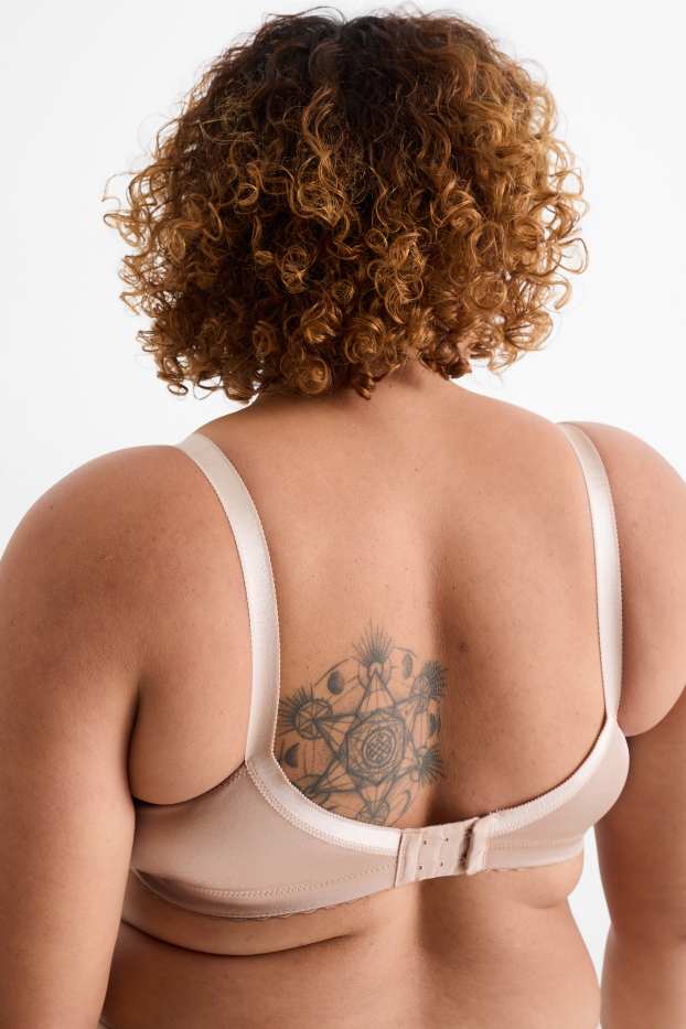 Dona - Sostenidors reductors sense cèrcols - brillants - beix