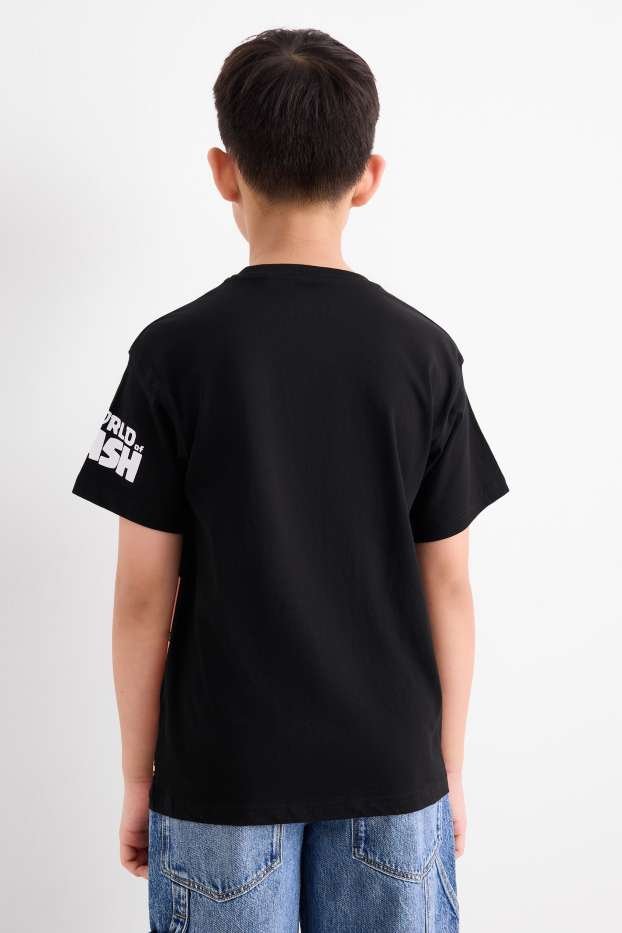 Copii - Băieți - Clash of Clans - tricou cu mânecă scurtă - negru
