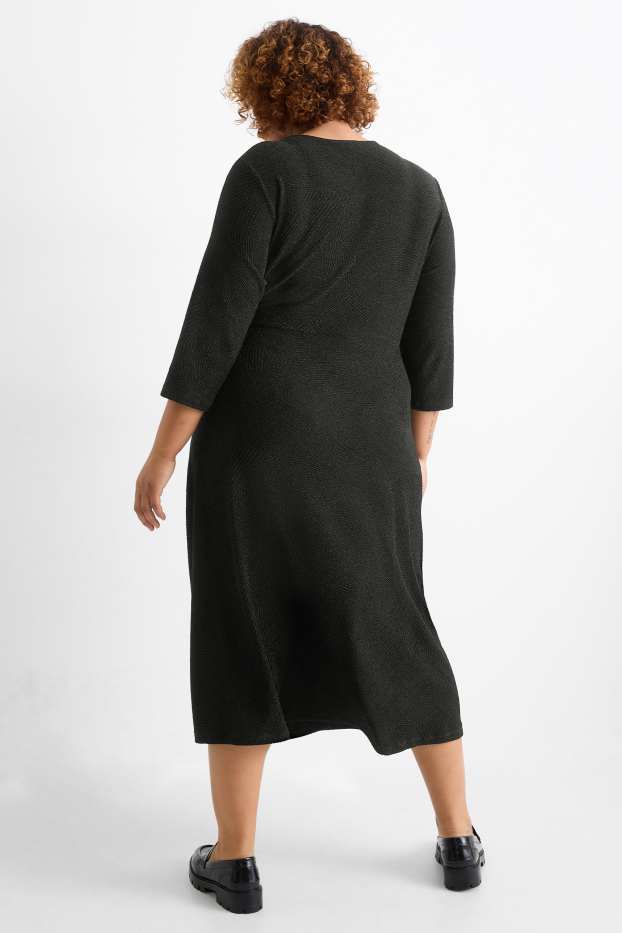 Femei - Rochie petrecută - straight fit - structurată - negru