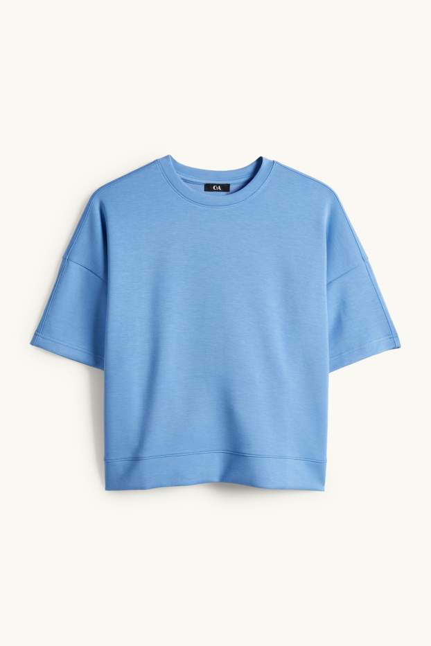 Damen - Sweatshirt - hellblau