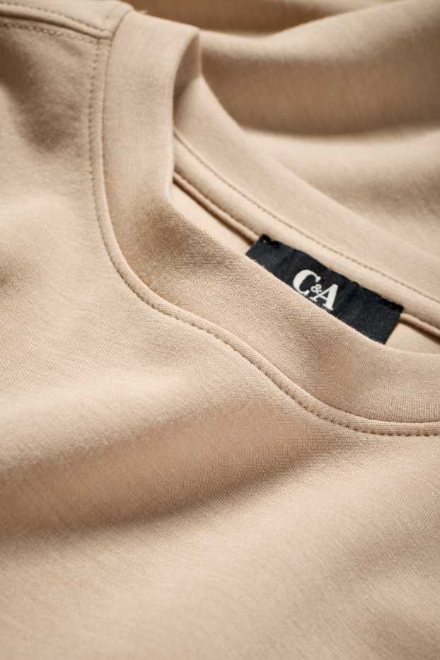 Damen - Sweatshirt - beige