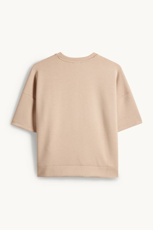 Damen - Sweatshirt - beige