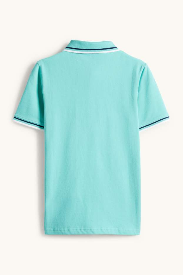 Enfants garçons - Polo - turquoise clair
