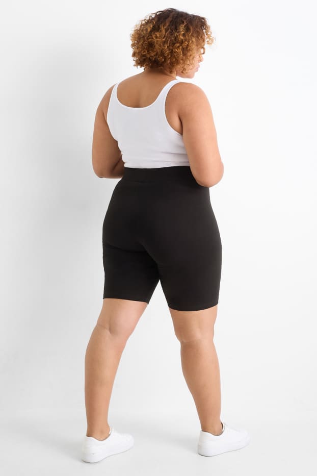 Women - Multipack of 2 - biker shorts - black