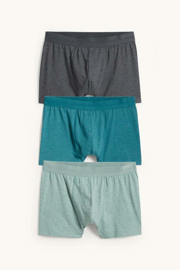 Herren - Multipack 3er - Trunks - helltürkis